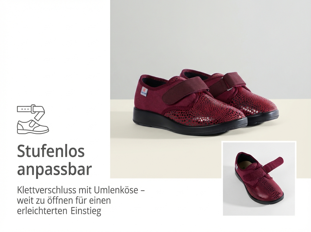 Unisex Zürich Stretchschuh in Verbandschuhweite L