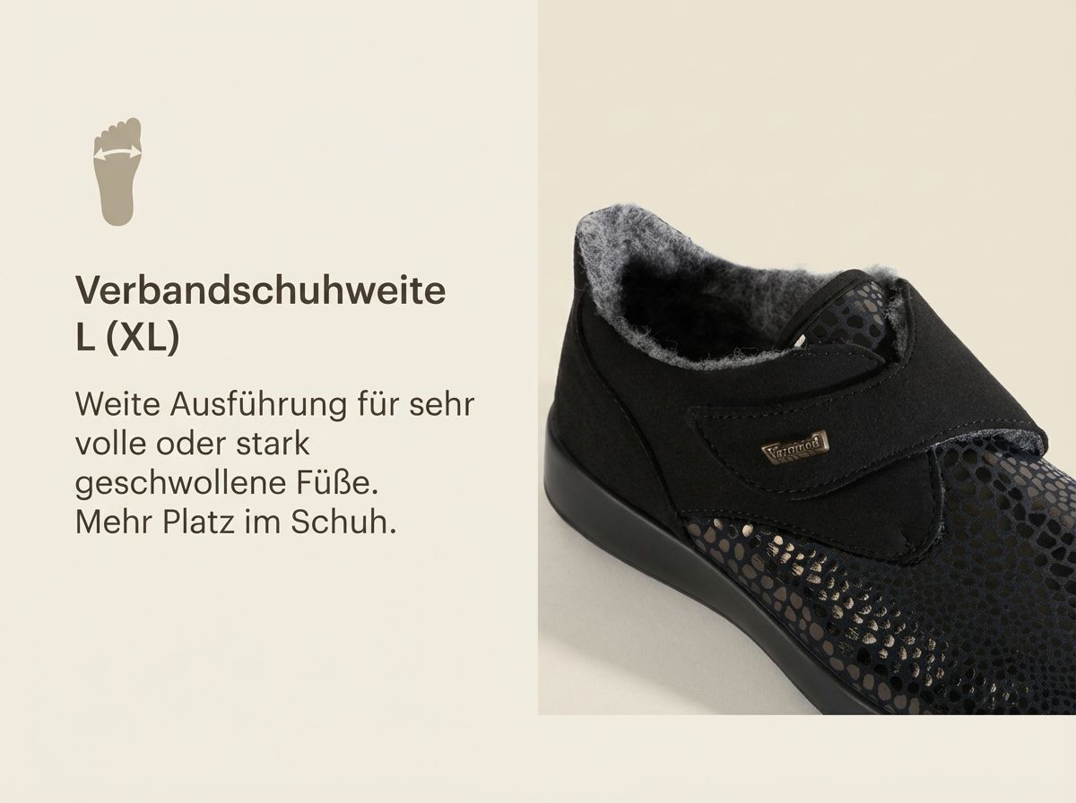 Zürich Winter Therapieschuh mit Schurwollfutter und entnehmbarer Einlegesohle