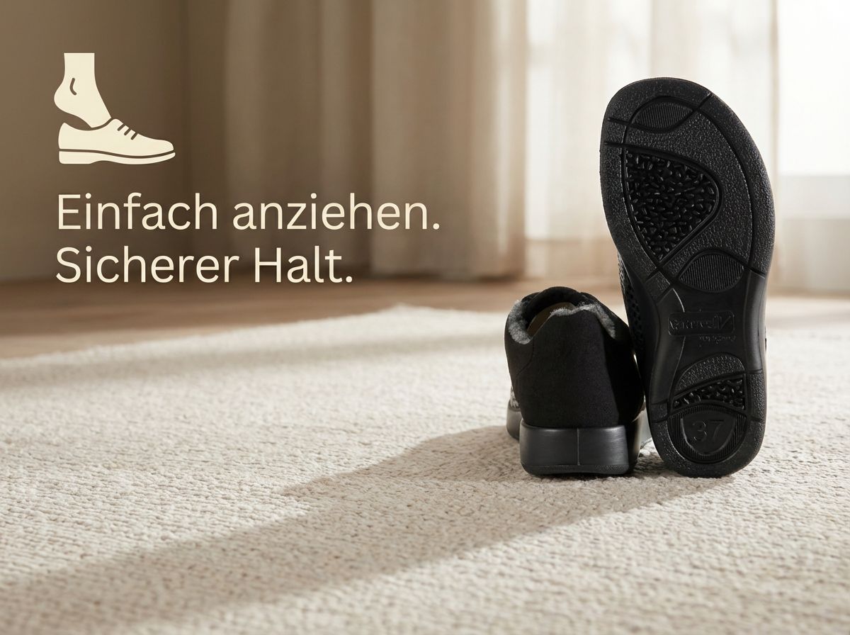 Zürich Winter Therapieschuh mit Klettverschluss und profilierter Laufsohle