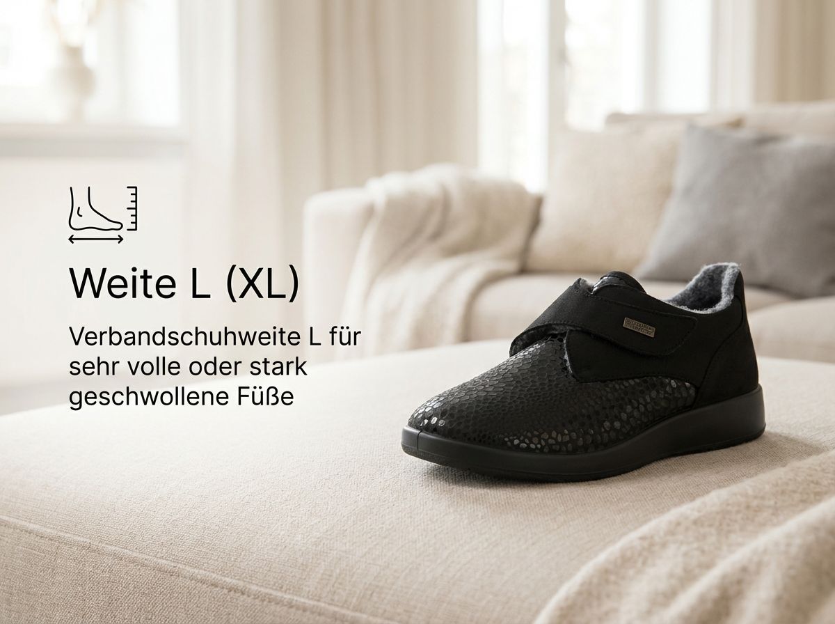 Zürich Winter Therapieschuh in Weite L mit großzügigem Volumen für geschwollene Füße