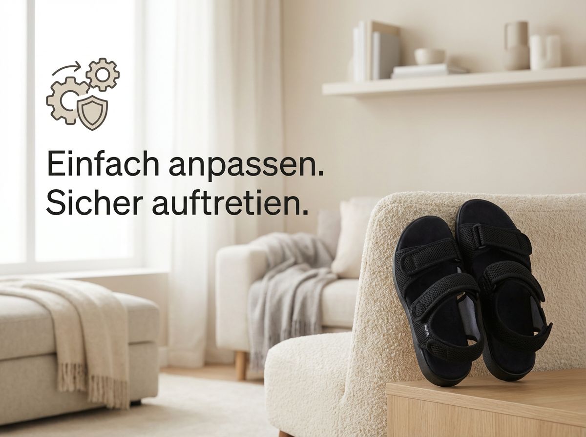 Genf Klettsandale mit individuell einstellbaren Klettverschlüssen