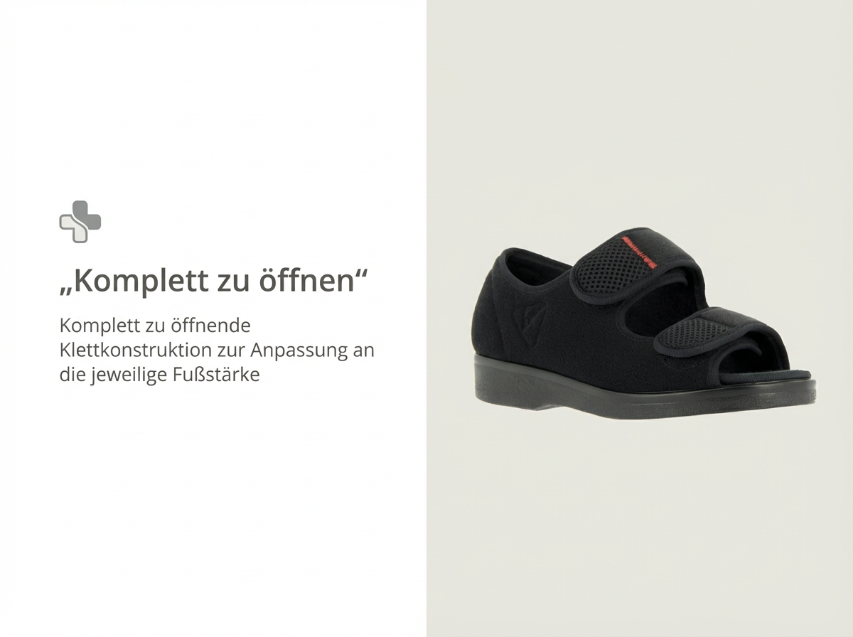 Malmö Therapiesandale in Seitenansicht