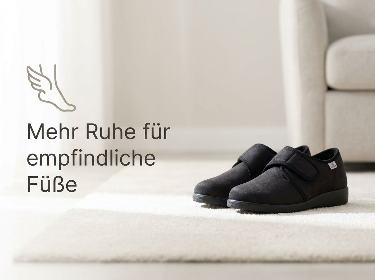 Malmö Klettschuh mit geschlossenem Vorderblatt für empfindliche Füße