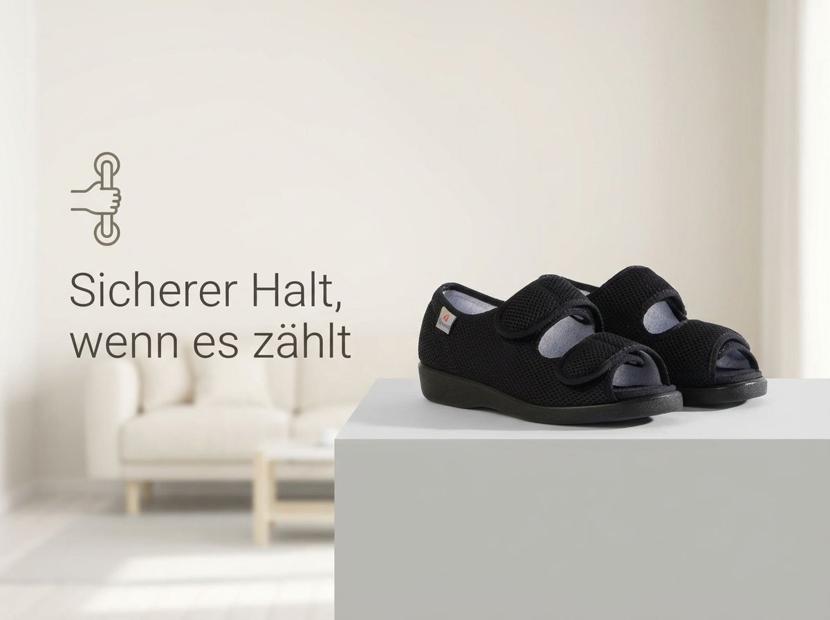 Göteborg Klettschuh Paar mit sicherem Stand durch geschlossene Ferse und PU-Laufsohle.