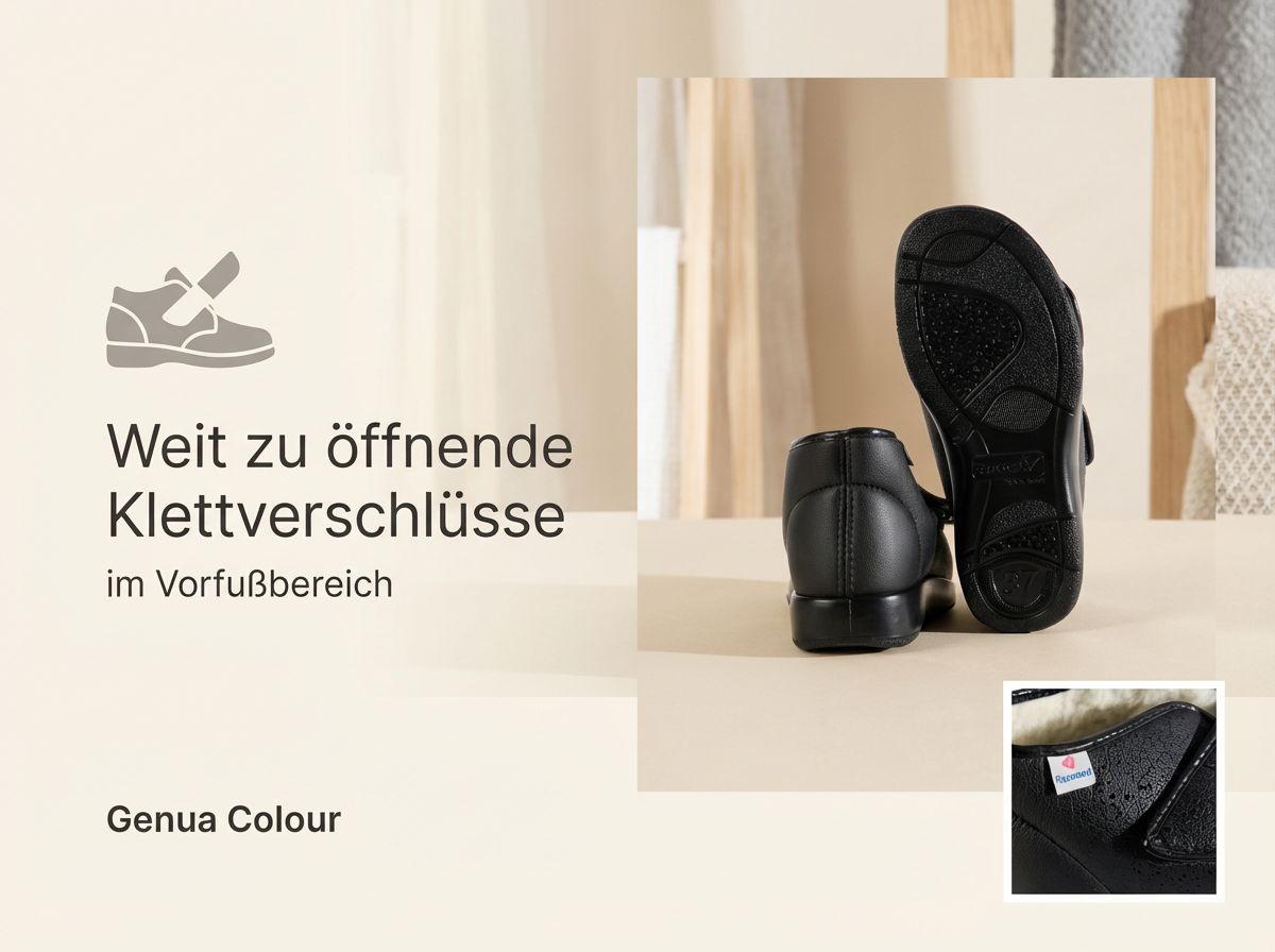 Rückansicht und Laufsohle des London Winter Klettstiefels