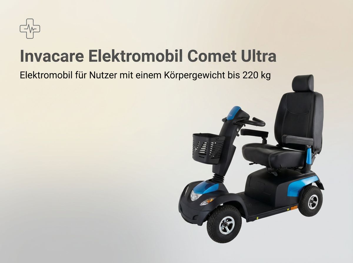 Invacare Elektromobil Comet Ultra mit großem Komfortsitz